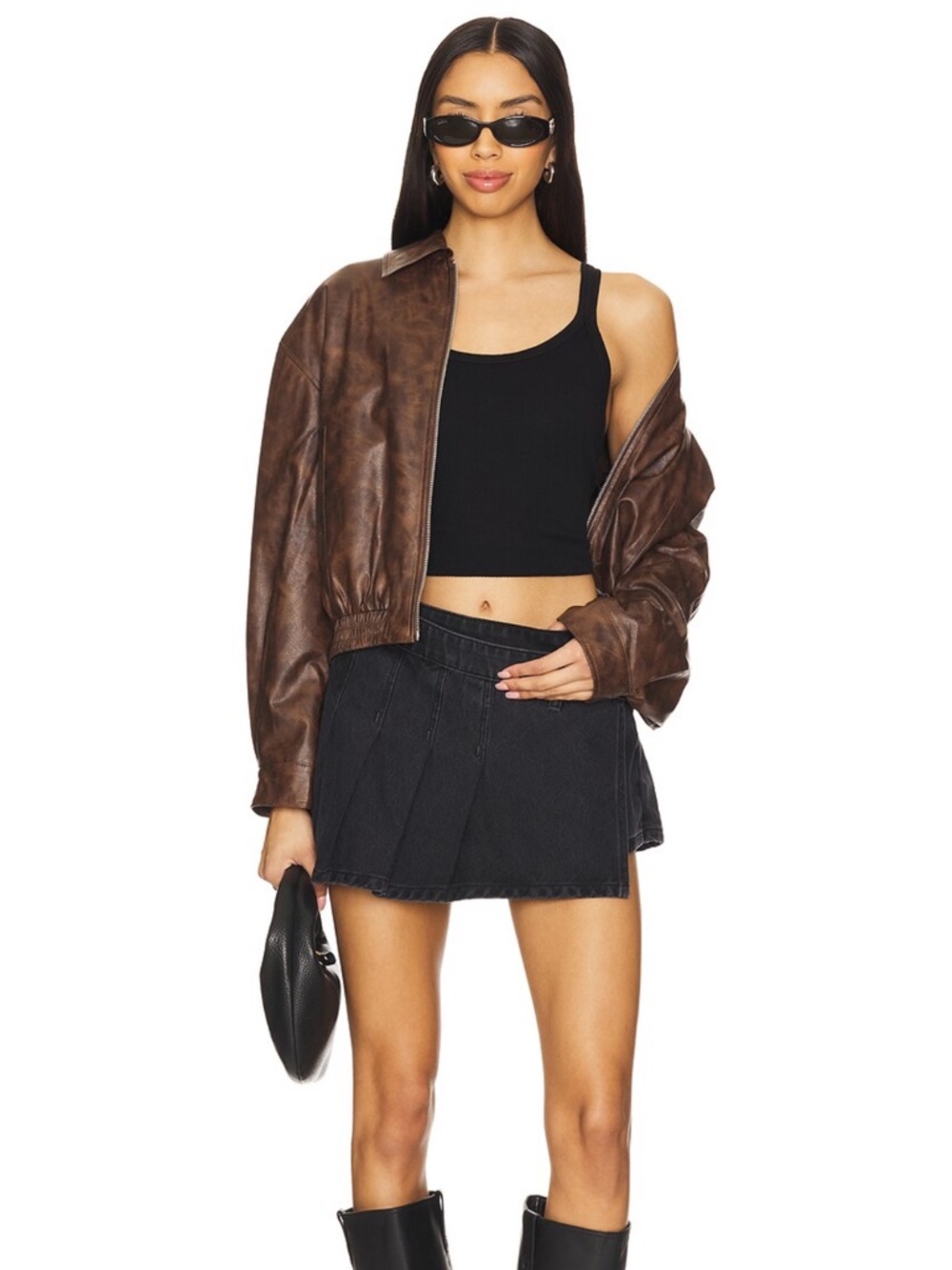 FREE PEOPLE ❤️🔥 STEPHIE DENIM SKORT NWT SIZE 30 - Picture 5 of 12